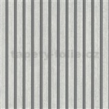 Vliesové tapety na stenu IMPOL lamely na stenu dub biely