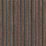 Vliesové tapety na stenu IMPOL lamely na stenu dub tmavý