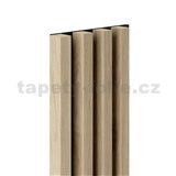 Akustické dekoračné panely MAXI jackson hickory 3D lamely na filcovom podklade 270 x 17,7 cm