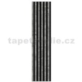 Akustické dekoračné panely loft 3D lamely na filcovom podklade 270 x 30 cm
