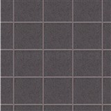 Vliesové tapety na stenu Luxury štvorce sivé s hnedou škárou