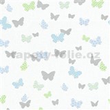 Vliesové tapety na stenu IMPOL Attractive motýle farebné