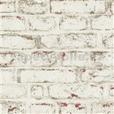 Vliesové tapety na stenu Einfanschone tehla krémová - POSLEDNÉ KUSY