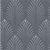 Vliesové tapety na stenu Pop Style moderný vzor strieborný na sivom podklade