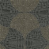 Vliesové tapety na stenu IMPOL Cuba geometrický vzor zlato-čierny - POSLEDNÉ KUSY