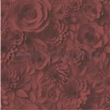 Vliesové tapety na stenu Pint Walls kvety červeno-čierne