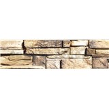 Samolepiaca bordúra ukladaný kameň hnedý 8,3 cm x 5 m