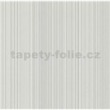 Vliesové tapety na stenu Collection 2 jemné prúžky sivé