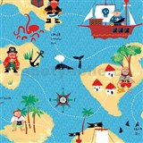 Samolepiace tapety piráti - 45 cm x 15 m - POSLEDNÉ METRY