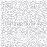 Samolepiace tapety transparentné ornamenty sivé Alba 45 cm x 2m (cena za kus)