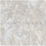 Vliesové tapety IMPOL Instawalls 2 veľké listy svetlo hnedé - POSLEDNÉ KUSY