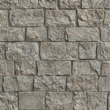 Vliesové tapety na stenu IMPOL obkladový kameň sivo-hnedý