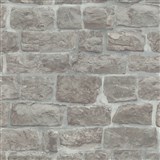 Vliesové tapety na stenu Eyecatcher kamenná stena hnedo-sivá