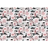 Vliesové fototapety ružové ruže rozmer 368 cm x 254 cm - POSLEDNÉ KUSY