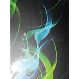 Vliesové fototapety abstrakcie zelená, rozmer 206 cm x 275 cm