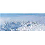 Vliesové fototapety hory v zime