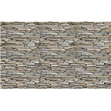 Vliesové fototapety kamenný obklad rozmer 368 cm x 254 cm - POSLEDNÉ KUSY