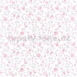 Samolepiace tapety kvety ružové - 45 cm x 15 m
