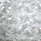 Statická fólie transparentné 3D Waves - 45 cm x 15 m - AKCIA