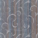 Samolepiace tapety ornamenty s pruhmi - modré 90 cm x 15 m