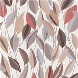 Vliesové tapety na stenu IMPOL Gentle popínavé listy hnedé