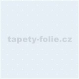 Vliesové tapety na stenu bodky na svetlo modrom podklade - POSLEDNÉ KUSY