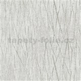 Vliesové tapety na stenu IMPOL Hygge2 moderná štruktúra sivá so striebornými metalickými odleskami