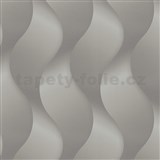 Luxusné vliesové tapety na stenu Colani Legend vlny sivé