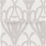 Vliesové tapety IMPOL Mata Hari Art-Deco krémovo-sivé - POSLEDNÉ KUSY