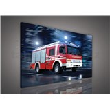 Obraz na stenu hasičský voz 75 x 100 cm