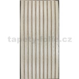 Samolepiace PVC 3D panely rozmer 60 x 30 cm, lamely béžové