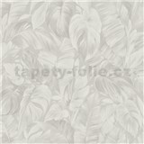 Vliesové tapety na stenu IMPOL Play of Light listy monstera béžové