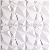 Obkladové panely 3D PVC rozmer 595 x 595 mm, hrúbka 0,6mm, DIAMANT 3D - POSLEDNÉ KUSY