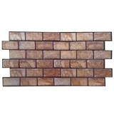 Obkladové panely 3D PVC kamenný obklad hnedý rozmer 960 x 480 mm