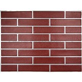 Obkladové panely 3D PVC rozmer 440 x 580 mm tehla červená so striebornou škárou