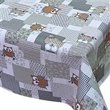 Obrus metráž detský-sovičky