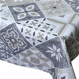 Obrusy návin ornamenty sivo-béžové 20 m x 140 cm