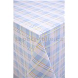 Obrus metráž kocky modré - POSLEDNÉ METRY