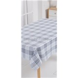 Obrus metráž kocky modré -  POSLEDNÉ METRE