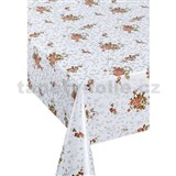 Obrus metráž ružičky s popínavými lístkami