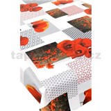 Obrus metráž vlčie maky