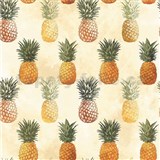 Obrusy návin 20 m x 140 cm ananásy