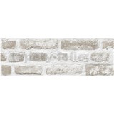 Vinylové bordúry na stenu tehly sivo-hnedé rozmer 17,6 cm x 5 m