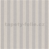 Vliesové tapety na stenu Versailles pruhy svetlo hnedé