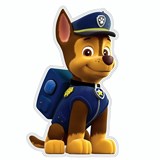 3D Penová dekorácia na stenu Labková patrola Chase (Paw Patrol)