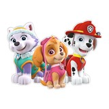 3D Penová dekorácia na stenu Labková patrola Everest, Skye, Marshall (Paw Patrol)