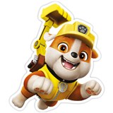3D penová dekorácia na stenu Labková patrola Rubble v akci (Paw Patrol) + DARČEK ZDARMA