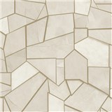 Vliesové tapety na stenu ELLE DECORATION 4 geometrický vzor béžovo-zlatý