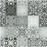 Samolepiace fólie TILES BLACK AND WHITE - 45 cm x 2 m(cena za kus)