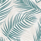 Vliesové tapety na stenu IMPOL GMK palmové listy zeleno-hnedé na bielom podklade
